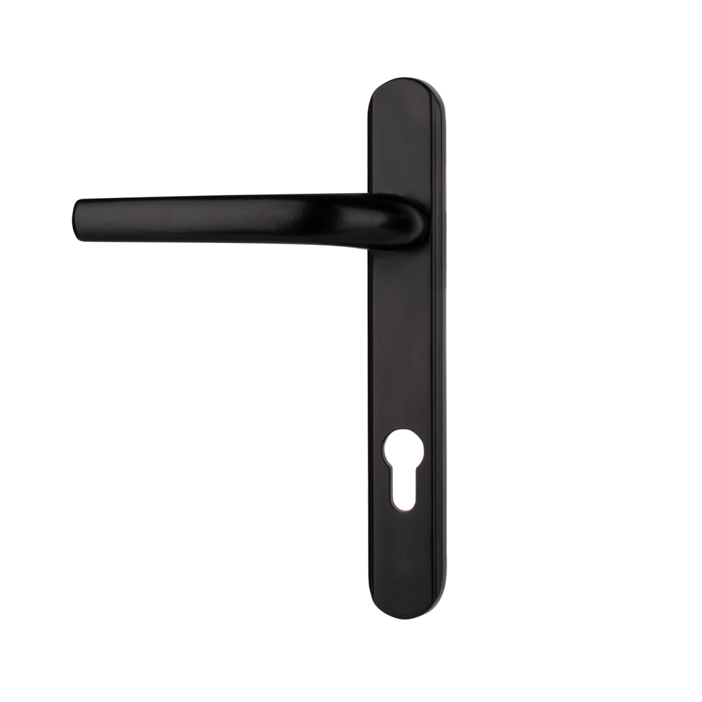 Alpine Door Handle (92mm Centre, Unsprung) - Black (Sold in Pairs)